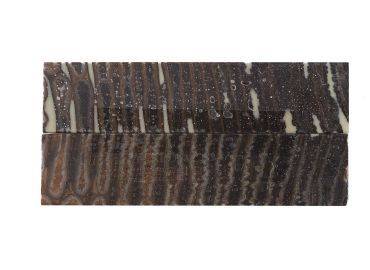Manche de molaire de mammouth stabilisée MARRON 2